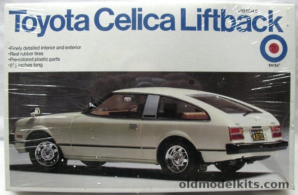 Entex 1/20 1978 Toyota Celica Liftback Coupe, 9301 plastic model kit